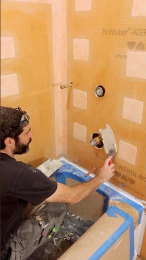 Shower Valve Waterproofing Tips - #shorts #homerepairtutor