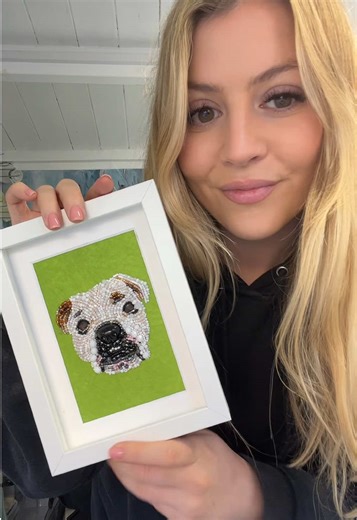 Discover Unique Pet Portraits Through Bead Embroidery