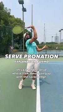 SERVE PRONATION - EXPLANATION & DEMO!👌 #tenfitmen #tennisserve #tennistips #tenniscoach #tennispro
