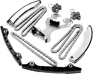 TKMI037NG 90393SC Engine Timing Chain Kit for 2002-2011 Liberty 3.7L, for 2002-2010 Ram 1500 3.7L, for 2006-2010 Commander 3.7L, for 2005-2010 Grand Cherokee 3.7L Replacement TK10210