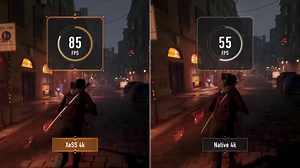 Become the ultimate vampire in Bloodhunt and see like they see with this side-by-side comparison video showing how XeSS running on an Intel Arc GPU makes things truly sparkle. https://intel.ly/3jnSi5m | Intel Graphics