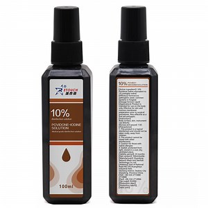 [Hot Item] 10% Povidone Iodine Disinfectant Spray 100ml for Skin Disinfectant and Wound Treatment