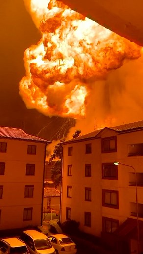 444K views · 91 reactions | People scream as a column of flames shot hundreds of feet into the air just before midnight, briefly forming a mushroom cloud, when a gas truck exploded in Kenya’s capital Nairobi. The blaze killed at least three people and injured 300, authorities and first responders said.  Read more at our link in bio. #Reuters #video #news #Nairobi #blast #explosion #fire | Reuters | Facebook