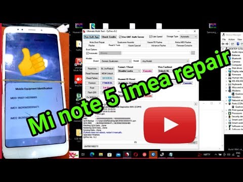 Redmi note 5 dual imei repair umt