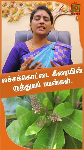 லச்சக்கொட்டை கீரையின் மருத்துவப் பயன்கள் | Dr.Nithya |ASM INFO
