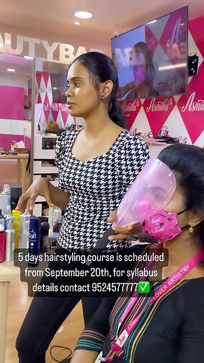 Inviting all professional hairstylists to AMA Academy’s 5-Day Advanced Hairstyling Workshop! 💥 If you’re a professional hairstylist taking up client work regularly, this is your chance to take your career to the next level. Divya Neelamegam an award-winning young and highly talented hairstylist, will lead the workshop, where, You will learn ⚡️15 advanced hairstyles covering buns, braids, jadai, and more. ⚡️Business development strategies ⚡️Latest tools, products & accessories ⚡️Social media mar