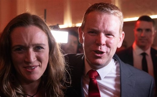 Hipkins on his new relationship, how they met when she interned for him as an MP