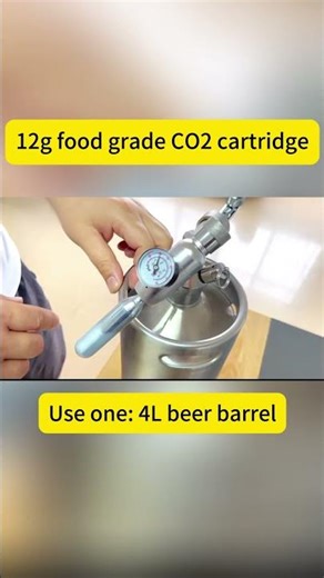 Keep Your Beer Fresh with 12g CO₂ Cartridges 🍺 | Factory Direct Supply