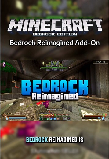 Minecraft Bedrock just got completely reimagined with this new add-on! Bedrock Reimagined offers a brand new progression system, new biomes, mobs, bosses, weapons, armor and trinkets. This mod / add-on on Curseforge is a beautiful moshpit of several popular add-ons, with dynamic lighting, machinery and pipes, chunk loaders, bosses and an entire magic system. It's like RLCraft and Better on Bedrock had a baby, and I'm all for it. You can find it on Curseforge for FREE. For help downloading this o