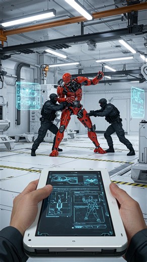 High-Tech Robot Trying to ESCAPE! #FYP #ForYou #Kwebbelkopai