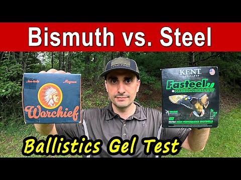 Bismuth vs. Steel Ballistics Gel Test | BOSS Warchief & Kent Fasteel 2.0