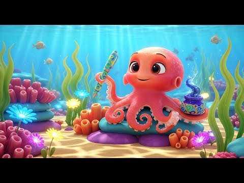 The Octopus Who Wrote a Poem | Best Nursery Rhymes and Kids’ Songs