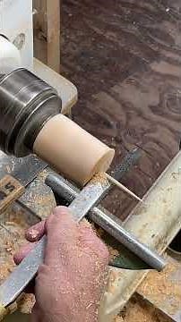 Skew chisel practice