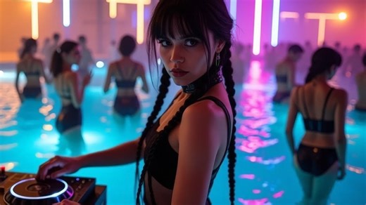 深度电子催眠｜沉浸式泳池派对：坠入迷幻Trance的幽蓝幻境 🖤🌀