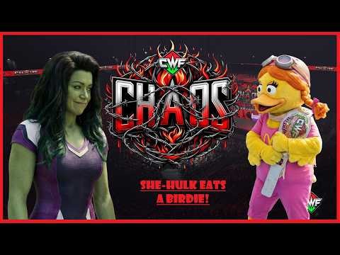 CWF Chaos - She Hulk eats a Birdie! - 08.03.26 (WWE 2K25) #universemode #wrestling #videogames