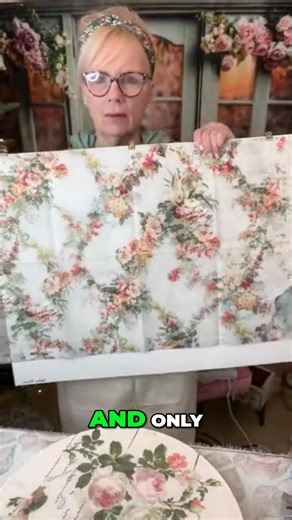 8.2K views · 127 reactions | Jardin Fleuri – Decoupage Fiber Paper by Redesign with Prima #redesignwithprima #vintagestyle #vintagevibes #shabbychic | Yesterday's Tomorrows | Facebook