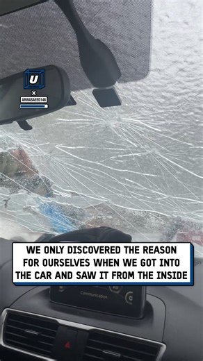 This was the wrong way to de-ice my car windscreen 🥶🔨 #cars #tools #fail | UNILAD Tech