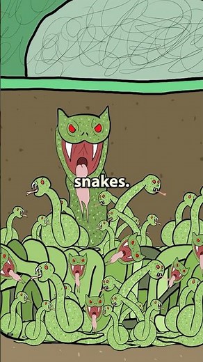 The Snake Pit 🐍 😨 #animation #interesting