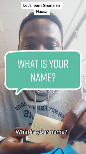 Discovering Ghanaian Hausa: Your Name in Hausa