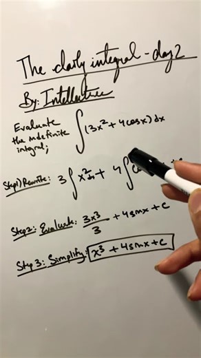 The Daily Integral: Day 2 #advancedplacement #tipsandtricks #apcalculus #mathematics #integration