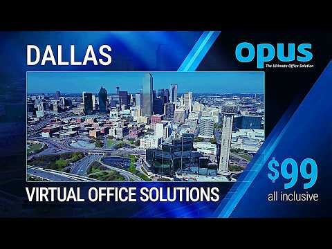Best Virtual Office in Dallas -- Address Receptionist Mail and Meeting Rooms for $99
