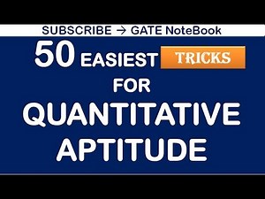 50 Easiest TRICKS to Solve Quantitative Aptitude Problems (Unacademy Discount code : HELLOSONU01)