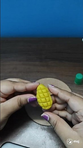 Beautiful corn clay art// #clay #claymade #creativeclayideas #shorts