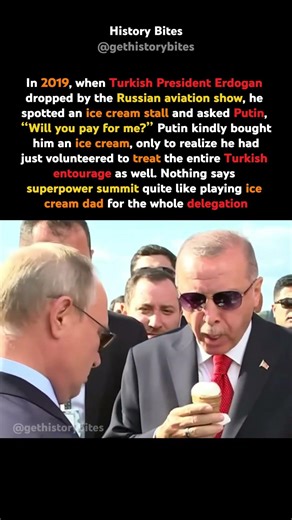 When Erdogan Turned Putin Into a Walking Ice Cream ATM #shorts