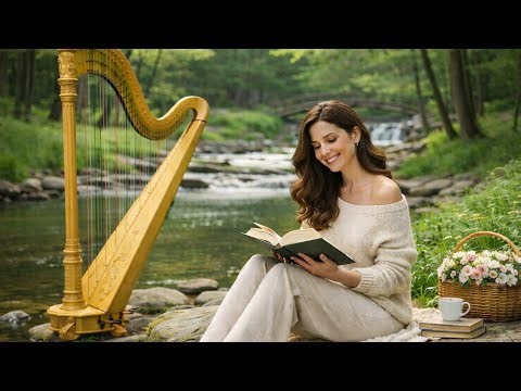 Beautiful Harp Music for Studying 😌 Relaxing Background Music for Focus & Work