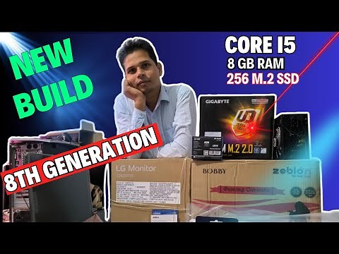 🔥 Core i5 8th Gen PC Build | Ultimate Performance with 8GB DDR4 RAM! 🔥