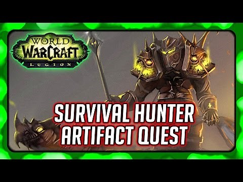 WOW Legion ► Huln Highmountain's Spear, Talonstrike - Survival Hunter Artifact Quest