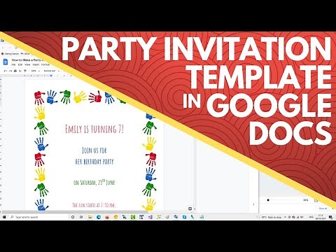 How to Make a Party Invitation Template in Google Docs