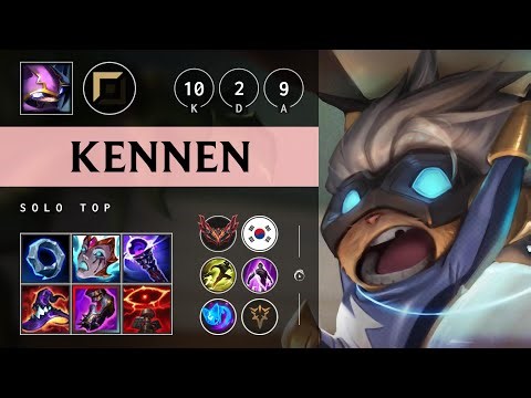 Kennen Top vs Shen: Dominating - KR Grandmaster Patch 25.S1.1