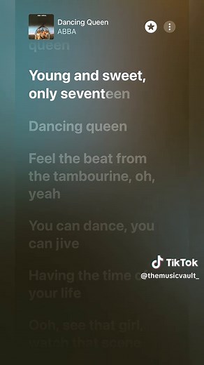 ABBA - Dancing Queen (Full Lyrics)
