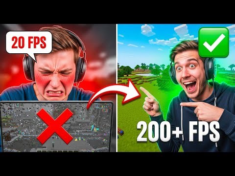 How to BOOST Minecraft FPS INSTANTLY (Lag Begone!)