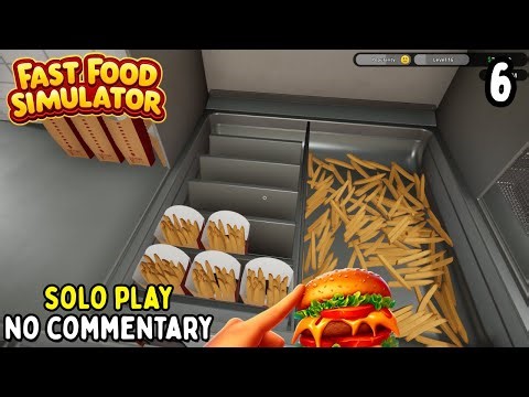 I FAILED SO MANY TIMES LIKE.. !? 😭🤕 DRIVE-THRU | Fast Food Simulator Solo Longplay No Commentary #6