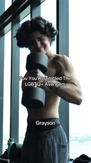 Grayson | Online LGBTQ Fitness Coach on Instagram: "That’s the story of how @masculinitymade was born All coaches are tagged :) which was your favorite? I help the LGBTQ+ community build bodies we not only feel comfortable with but CONFIDENT in w/ fitness coaching! Check out my bio for more! @masculinitymade I also have a gender affirming gym-wear brand @bxb.athletics 🧱⛓️‍💥🖤 #masculinitymade #builtnotborn"