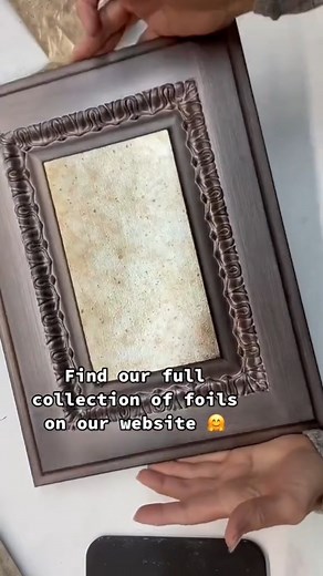 Our Spotted Champagne Foil is absolutely stunning!! 😍 What do you think? | Artistic Painting Studio