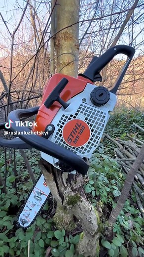 STIHL - MS 180 валка #stihl YouTube - RUSLAN LUZHETSKYI