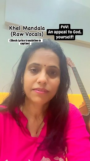 Khel Mandala 💔 Unreleased but beautiful lyrics from the movie Natarang, Composed by Ajay Atul and Sung by Ajay Gogavale Lyrics meaning: Toduniya Taakalis naal, Kapali livhala nhayi (You gave birth but did not write fate) Paachavu pujaya saara aala, satvaayi pujela nhayi (Prepared for having Goddess Satvi to write my fate, but unfortunately she did not arrive) Disa ujaadata kaa ra, andhaar tu kela (Even though it was a day for everyone, why was it dark for me) Andharaat disa kondala (I am suffoc