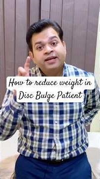 How to reduce weight in Low Back Pain, Disc bulge and Over weight #shortsfeed #lowbackpainrelief