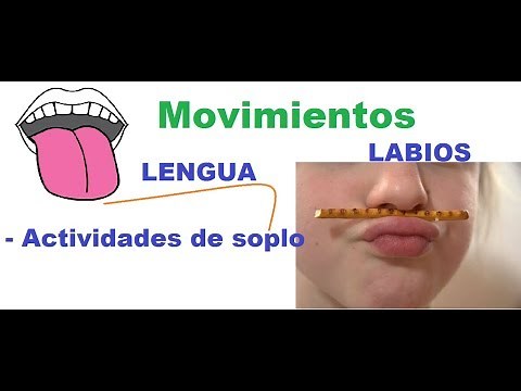 Movimientos de Lengua , labios y actividades de soplo