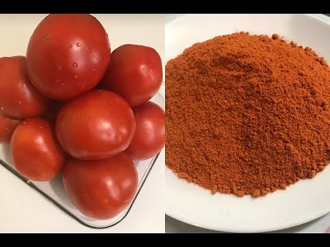 HOW TO MAKE TOMATO POWDER