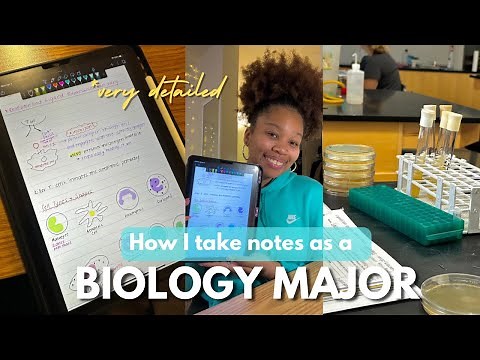 How I Take Notes as a Biology Major 🔬🥼🧪| *studying tips, organization, and more!*