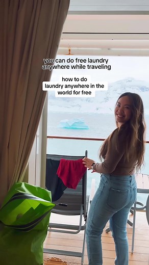 travel must-have: this portable laundry washing machine from @TheScrubba! Want to pack light or not sure how you’ll do laundry on your trip, like a cruise? This portable laundry machine helps travelers and cruise-goers pack lighter and save money, allowing you to quickly wash clothes anywhere and anytime. This is the Scrubba wash bag and it’s the ultimate sustainable solution to travel laundry. As someone who likes to pack light and usually only travels with a carry-on even for month-long trips,