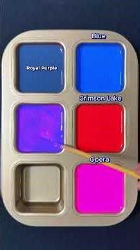 Blue + Crimson Lake + Opera
