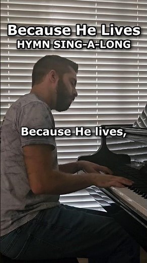 Because He Lives - a beautiful hymn #jesus #piano #instrumentalmusic