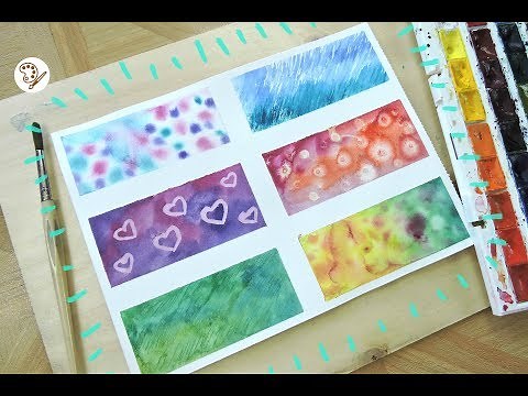 TÉCNICAS DE ACUARELAS FÁCILES Y PRECIOSAS | YourCreativeChannel