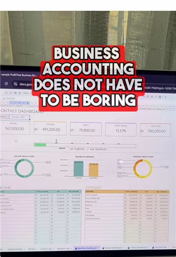 Simplify Business Accounting with Profit Tree Template