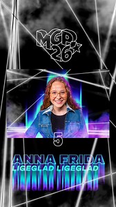 🎤 Sang nummer 5: Anna Frida med 'Ligeglad Ligeglad' 💎💜 Se hendes seje musikvideo på DRTV eller MGPs YouTube-kanal 🎉 | MGP - DR